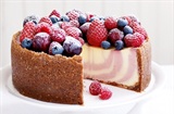 Summer berry cheesecake